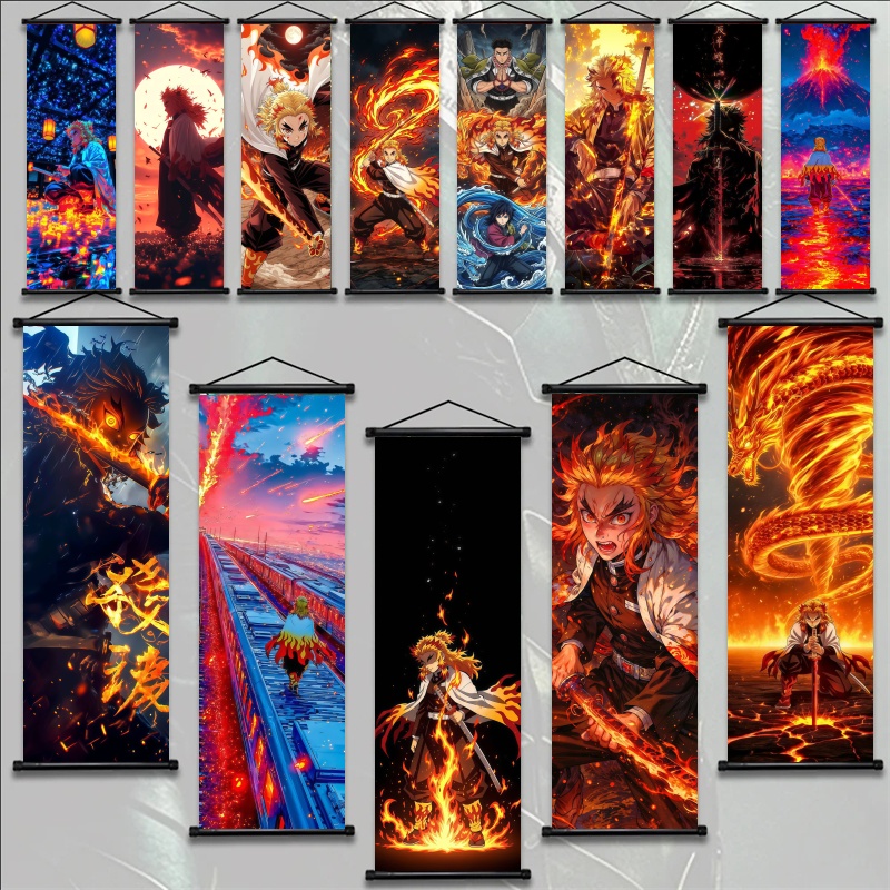 Sustainable Living Products - Demon Slayer Kyojuro Rengoku HD Print