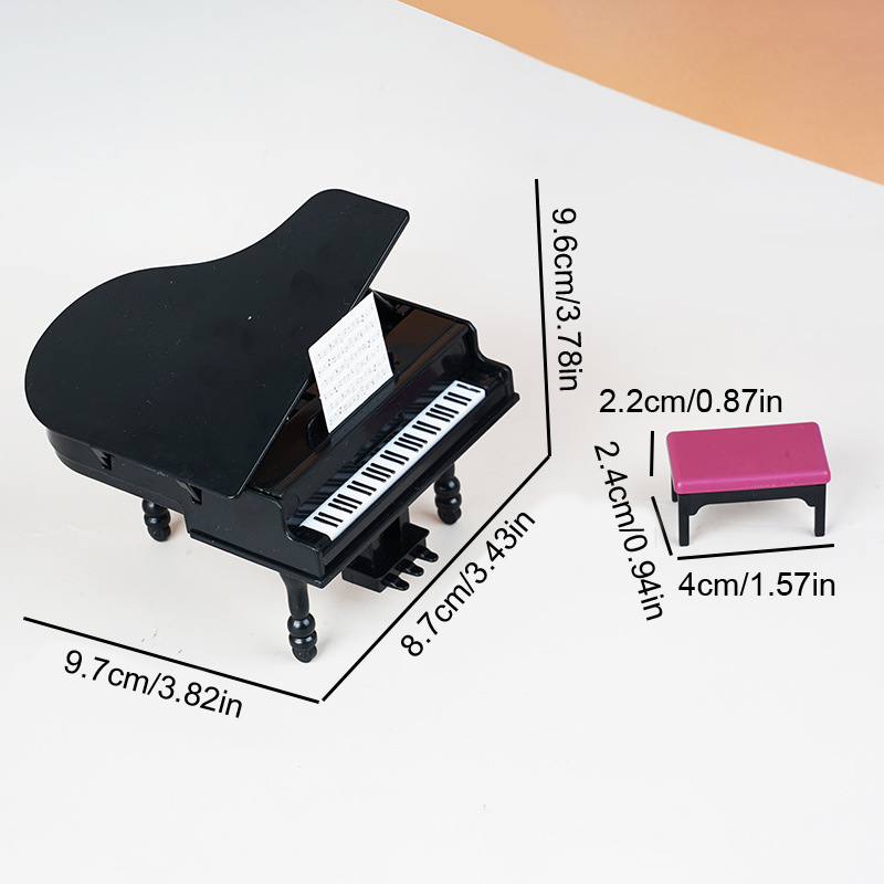 1:12 Dollhouse Miniature Piano - đánh giá và giá Sustainable Living Products