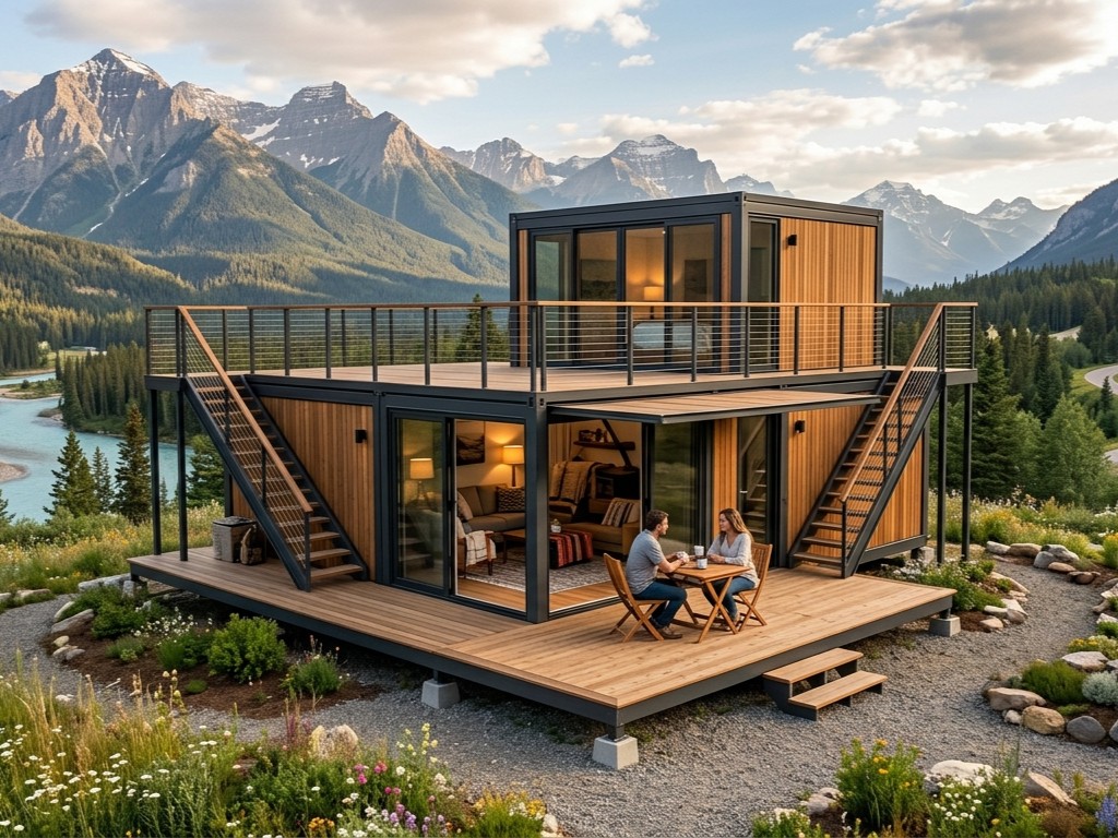 Eco Friendly Prefab House with - đánh giá và giá Sustainable Living House