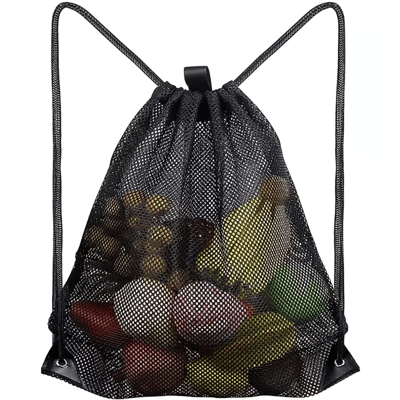 Breathable Mesh Drawstring Bac - đánh giá và giá Reusable Produce Bag