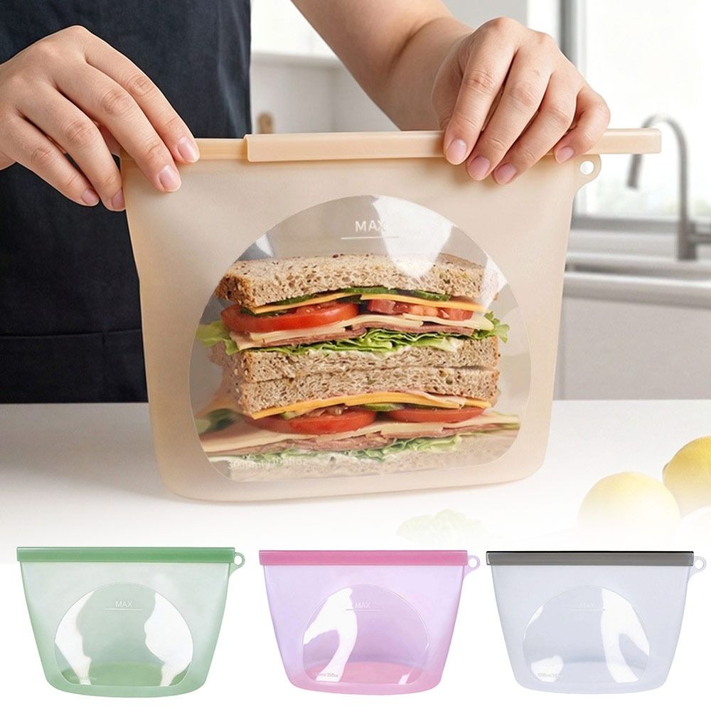 Silicone Food Preservation Bag - đánh giá và giá Reusable Produce Bag