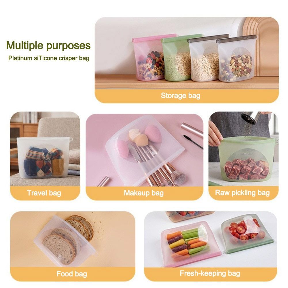 Silicone Food Preservation Bag - đánh giá và giá Reusable Produce Bag