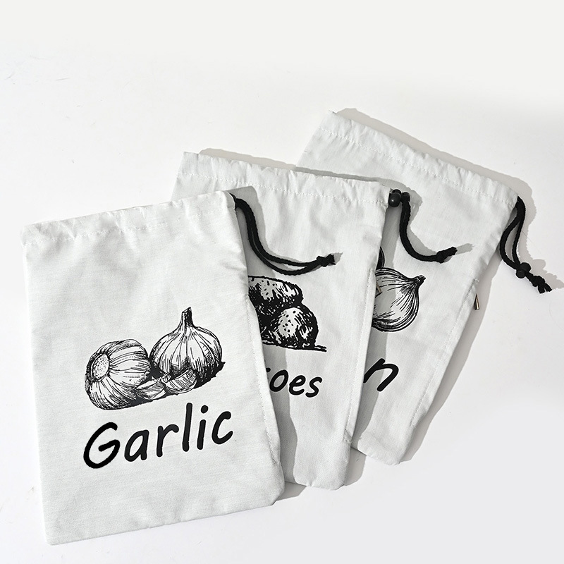 Garlic Onion Fruit Drawstring  - đánh giá và giá Reusable Produce Bag
