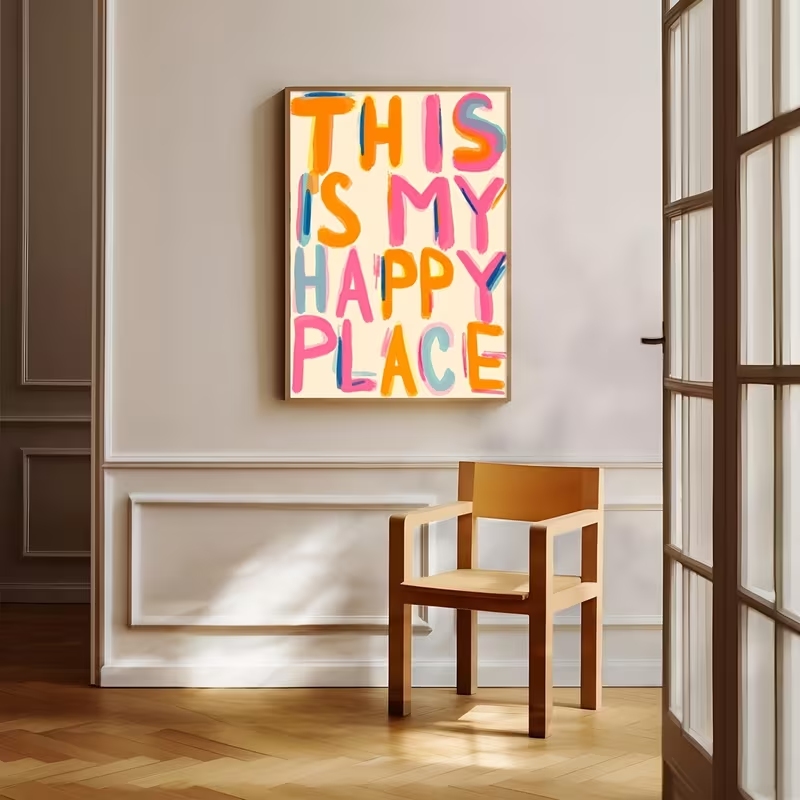 Modern This Is My Happy Place  - đánh giá và giá Sustainable Living Products