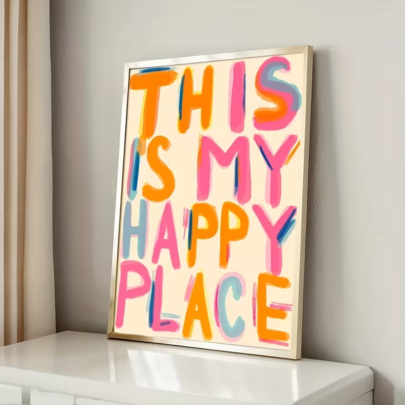 Modern This Is My Happy Place  - đánh giá và giá Sustainable Living Products