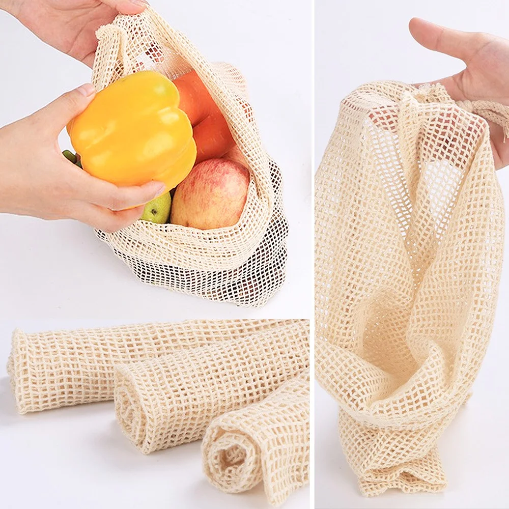 3 6 10 Chiếc Có Thể Tái Sử Dụn - đánh giá và giá Reusable Produce Bag