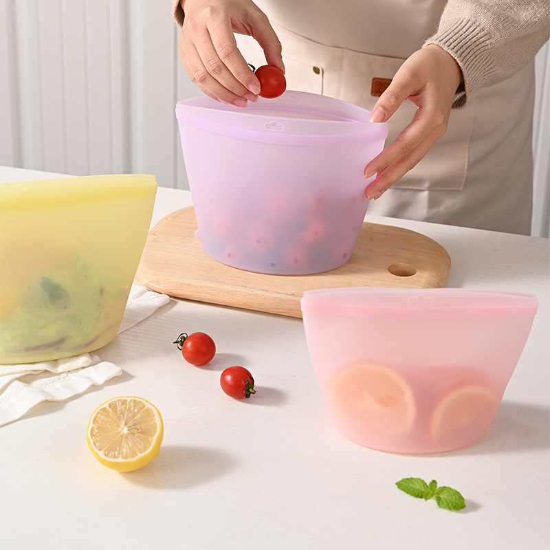 Self-Sealing Silicone Storage  - đánh giá và giá Reusable Produce Bag